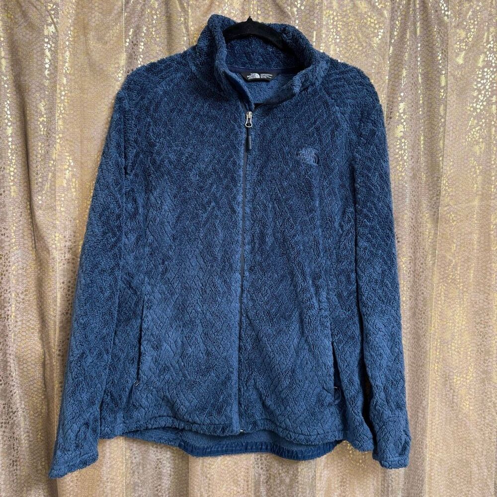 The North Face Women's Navy Blue Novelty Quilted Osito Jacket XL